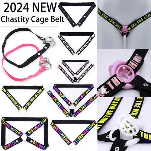 Male Chastity Cage Belt Elastic Auxiliary Adjustable Strap Underwear Accessories - Picture 3 of 27
