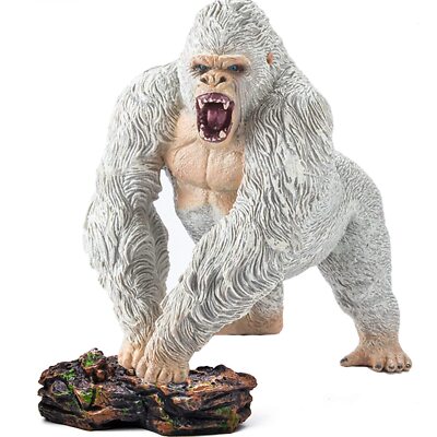 Gorilla King Kong Toys with Realistic Rock Action Figure Rampage