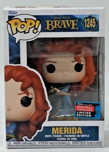 Funko Pop! Disney Pixar Brave Merida #1245 2022 NYCC Fall Con EX W/ Protector