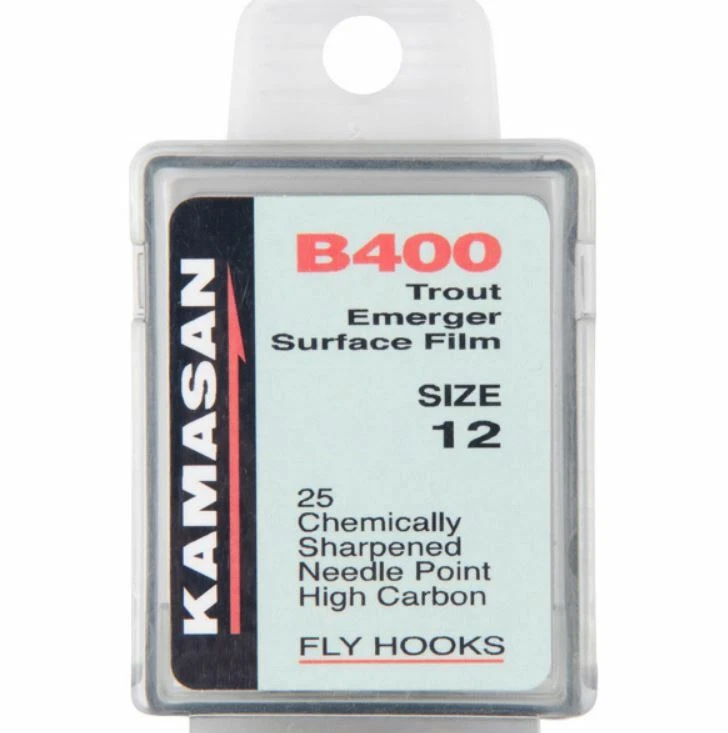 Kamasan Trout Hooks B400 Emerger Surface Film Fly Down Eye Forged Standard Shank - Image 3 of 4
