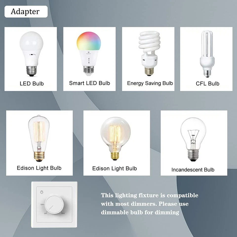 DSMJFU Lámpara Colgante de Techo de Vidrio Negro Isla de Cocina Iluminación Granja Vinta Foto 3 de 4