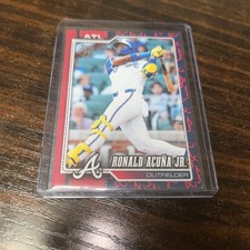 2026 Topps Series 1 Ronald Acuna Jr SSP Team logo Border Variation #50 BRAVES 