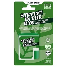 Stevia In The Raw Stevia Sweetener Tablets, 100 Ct, Zero Calorie Stevia Sugar