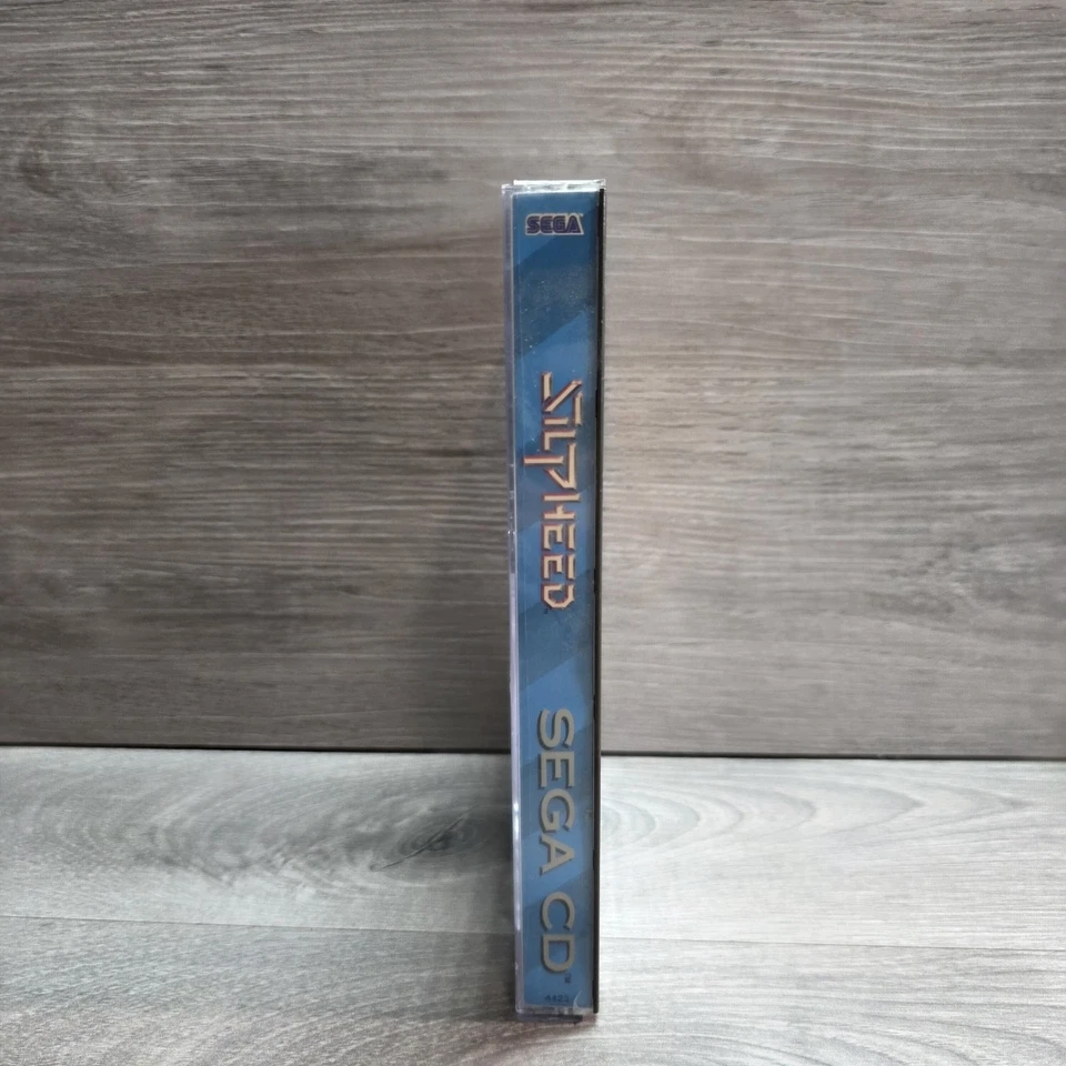 Disco Silpheed (Sega CD), estuche, manual y tarjeta de registro - estuche roto Foto 3 de 4