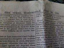 The Times July 22 1885  Unknown Source