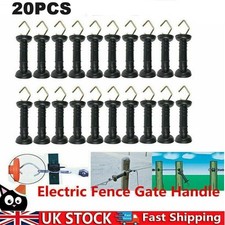 HEAVY DUTY GATE HANDLE Electric Fence Fencing Handles Spring Hook Quantity 20