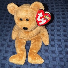 Ty Beanie Baby Cashew Bear