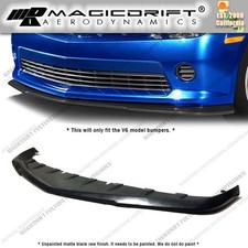 For 14 15 Chevy Camaro V6 2lt Gfx Style Front Bumper Lip Chin Splitter Spoiler