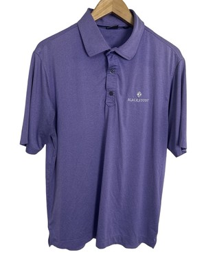 Footjoy Men s Purple Blackstone Country Club Golf Polo Size Large