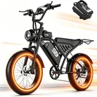 2500W e bike 20" Fat Tires Electric Mountain Bicycle for Adults 33MPH 48V