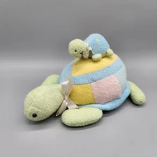 Kids Preferred Turtle Pastel Plush Wind Up Musical Toy "Oh Christmas Tree" VIDEO