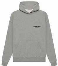 Fear of Gods Essentials Hoodie Dark Oatmeals Size L Authentic