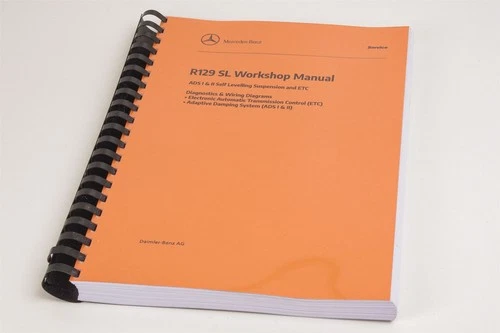 Mercedes R129 SL Workshop Diagnostic Manual: ADS I & II Self Level. Suspension