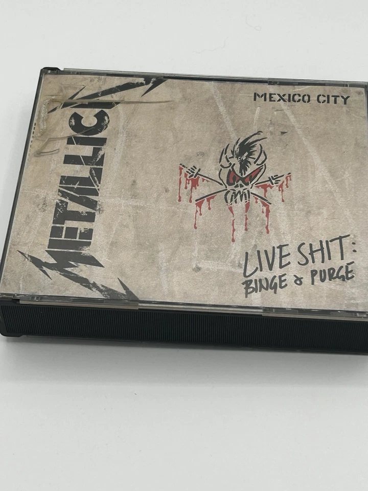 Metallica Live Shit Binge & Purge Mexico City 3 CD Set Album Rock Metal Foto 2 de 4