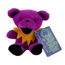 1997 GRATEFUL DEAD TOUR MEMORY CASSIDY STEVEN SMITH BEANIE BEAR LIQUID BLUE TAG