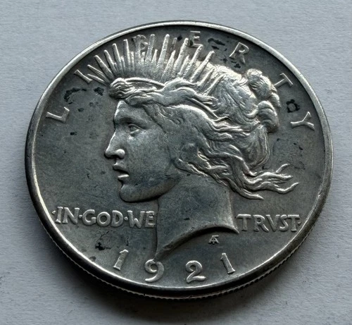 1921-P Peace Dollar — photo from another recent sale
