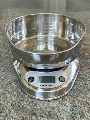 Cuisinart KML-KO3B Electronic PrecisionChef Digital Kitchen Scale StainlessSteel