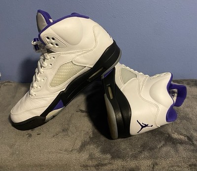 Jordan Air Jordan 5 Retro Concord White/Purple/Black DD0587-141 Men's Sneakers