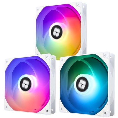High-Performance 120mm ARGB PWM Cooling Fan with S-FDB Bearing - 3 Pack Deal