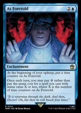 As Foretold 0214 Non Foil Rare Doctor Who Commander MTG Near Mint