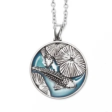 Controse Swimming Koi Fish Necklace