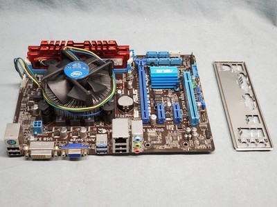 ASUS P8B75-M Motherboard w/ i3 2105 8GB RAM 3.10GHz w/ I/O Shield #C4 40