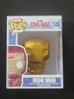AVENGERS BITTY POP "IRON MAN"  "GOLD" CIVIL WAR VARIANT!! RARE! 1:32