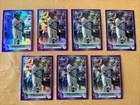 2022 Topps Chrome Julio Rodriguez Purple 7 Card Rookie Lot RC #USC150 Update Raw