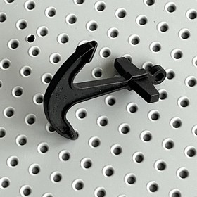 Lego 2564 Ship Boat Anchor Black 1 Top Hole Pirate 6280 6285 7075 6274 6286 4768