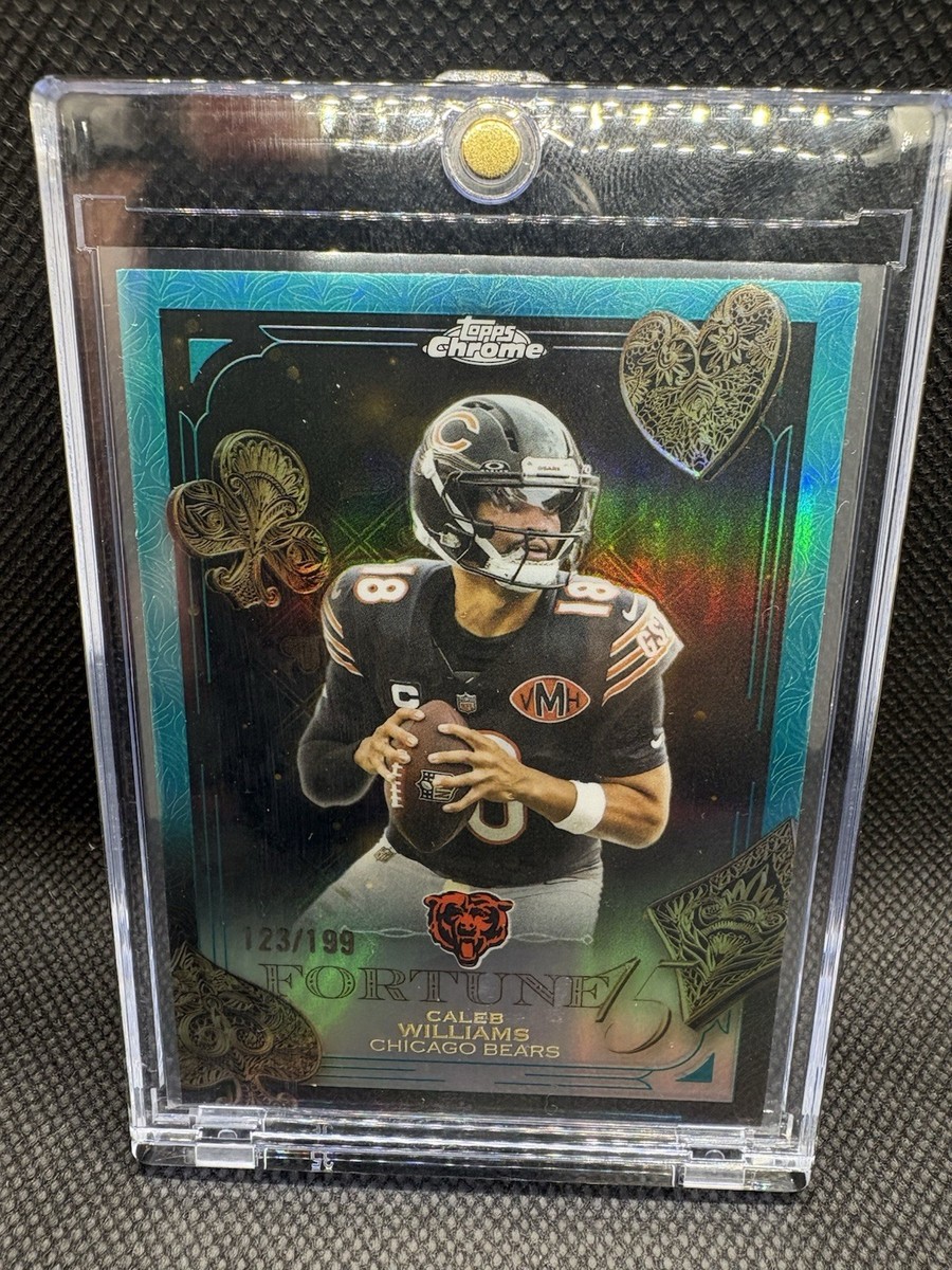 激レア‼️ リヴァプール クラウチ 15  2025 Topps Chrome Caleb Williams Fortune 15 /199 Refractor F15-16