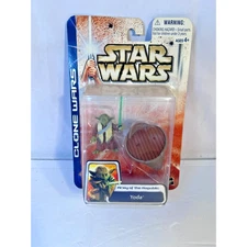 NEW Yoda Army of the Republic General w/ Hover-chair Star Wars Clone Wars #44