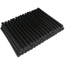 Raintwo 50 Pcs Hot Melt Glue Sticks 100mm x 7mm Black Adhesive for 0.13 per stick