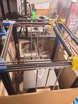 DIY kartesischer 3D-Drucker Eigenbau, offener Prusa i3-ähnlich Aluprofil-Rahmen