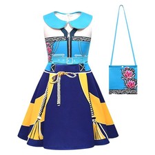 Zoey &Auml;rmelloses Kleid & Tasche M&auml;dchen Idol Cosplay-Kost&uuml;m Karneval-Party-Anzug