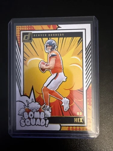 2024 Panini Donruss - Bomb Squad Bo Nix #27 (RC)