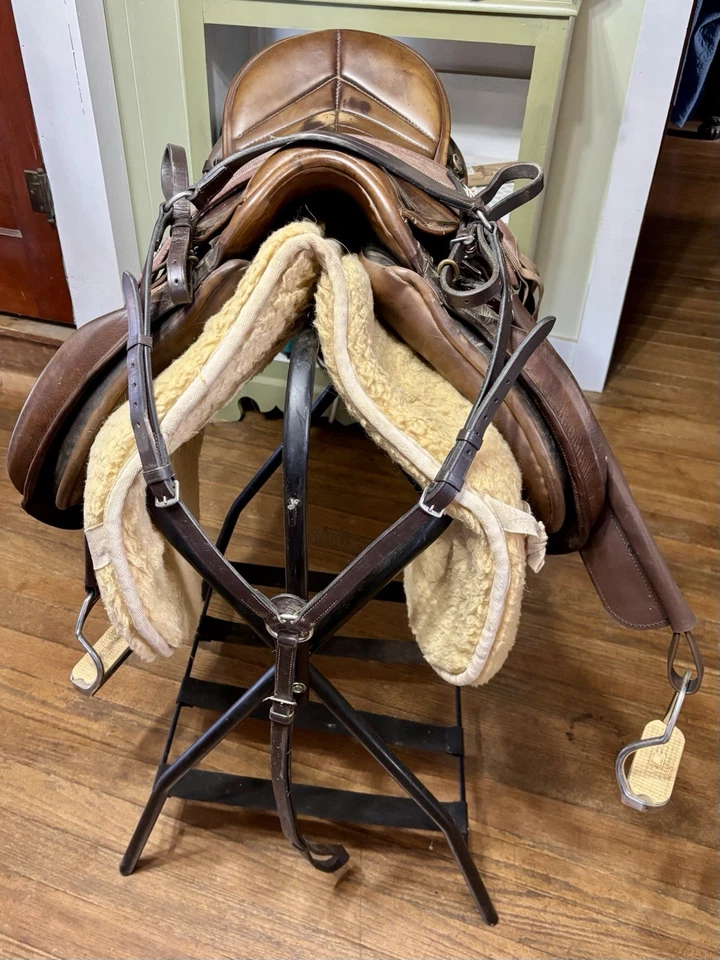 "Silla de montar inglesa de sendero/resistencia estilo maratón de 19"" - Paquete completo" Foto 2 de 4