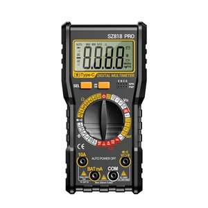 Multimètre numérique pour la réparation de construction NCV Vérification du câblage en direct rechargeable