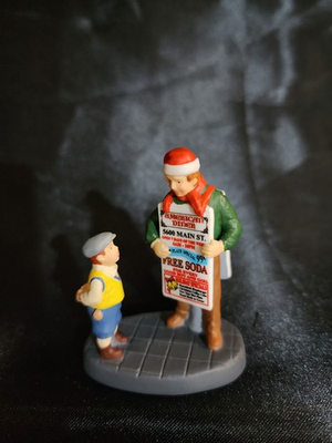 #ad Dept.56 quot;FREE SODA FOR YOU?quot; #799986 Christmas InThe City $22.99