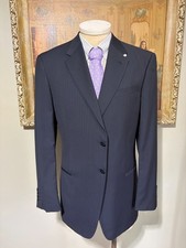 1,895 NWT Black Armani Collezioni Light Weight Sport Coat Blazer Jacket 44 L