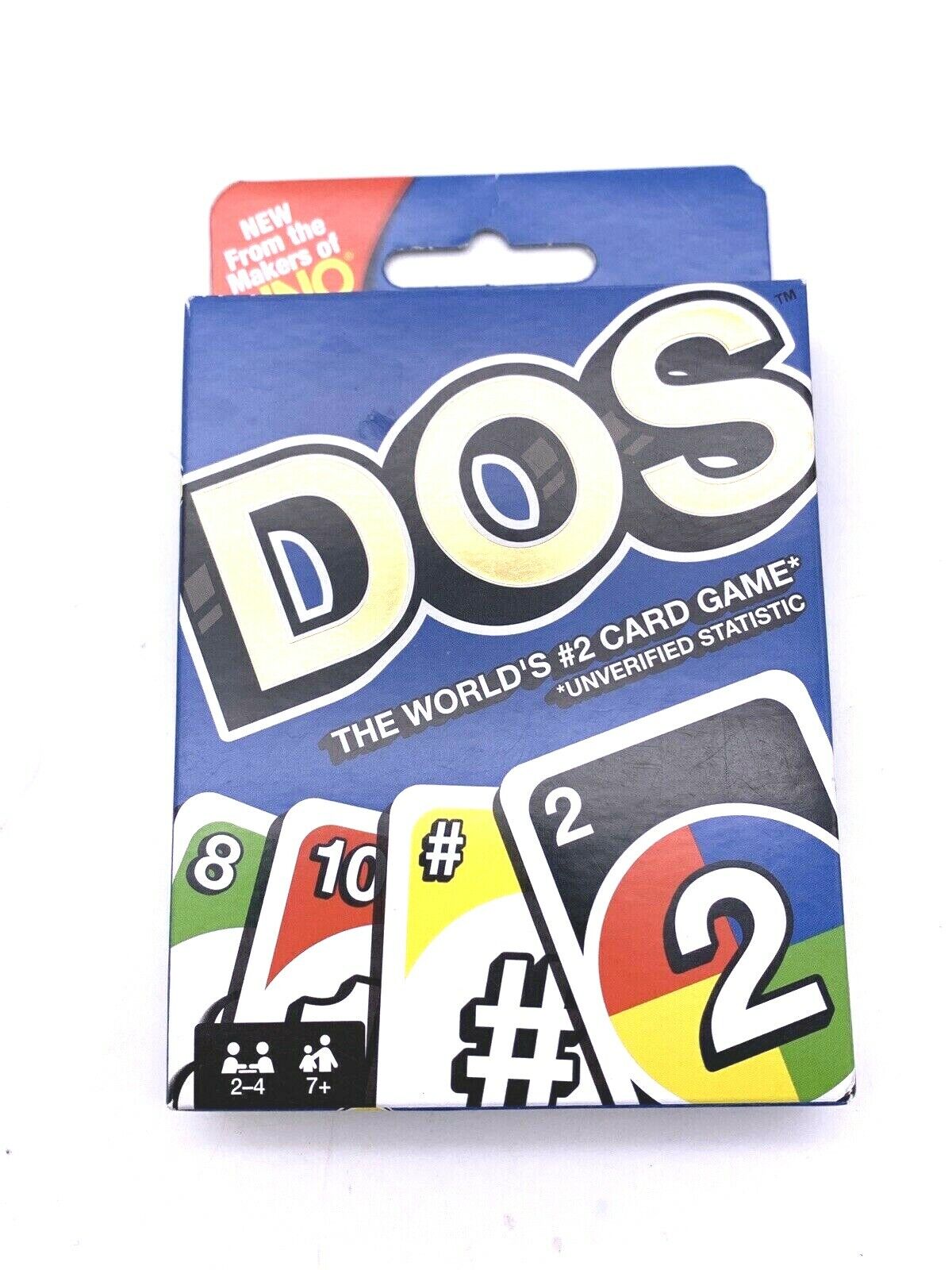 DOS Card Game From the Makers Of UNO For 2-4 Players Ages 7Y+