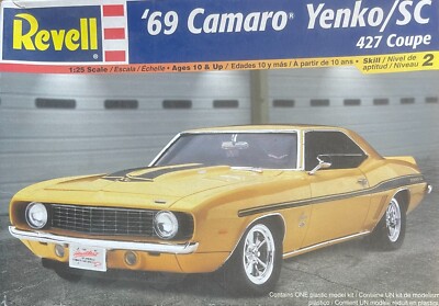 revell vintage 69 camaro yenko/sc scale 1:25 ( inner wheels