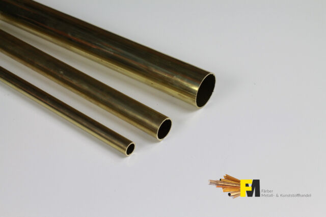 Messing Rohr MS63 CuZn37 Außendurchmesser 14-17mm Wandstärke / Länge wählbar Messing Rohr MS63 CuZn37 Außendurchmesser 14-17mm Wandstärke / Länge wählbar