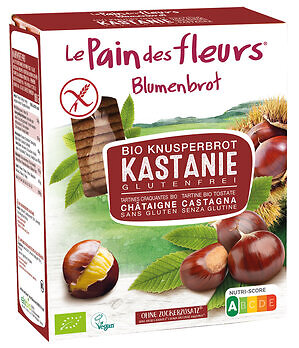 Blumenbrot - Le Pain des Fleurs 6x Bio Knusperbrot Kastanien 150g - Bild 1 von 1