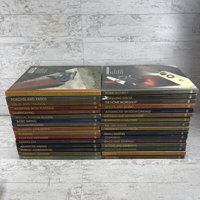 Home Repair and Improvement by Time Life Books Lot of 32 Plumbing Wiring Wood