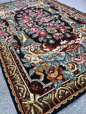 Antique Vintage Turkish Kilim Kelim Rug 11'4''x7' Bessarabian, Large, Handmade