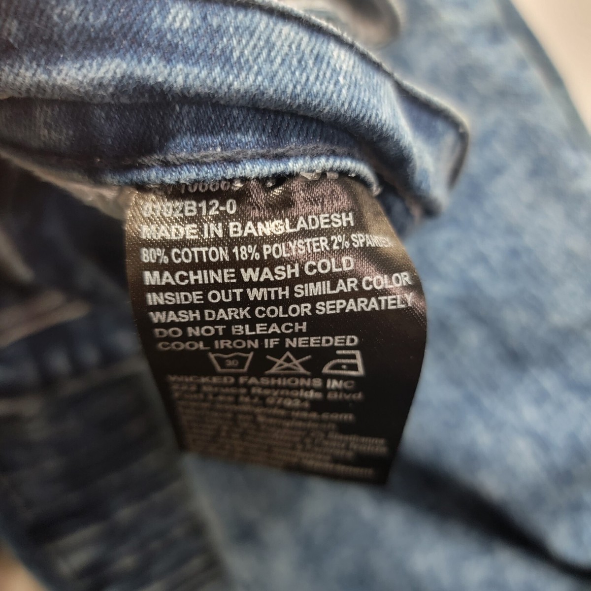 ミイ WT02 Straight Fit Denim Jeans Acid Wash Stretch Mens Size 36/30 | eBay