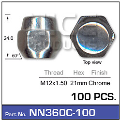 NICE PRODUCTS Wheel Nut NN360C-100 NN360C-100 - Picture 1 of 1
