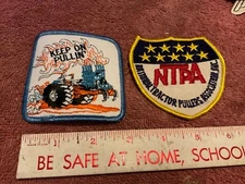 NTPA National Tractor Pullers Association And Keep Pulling Patch Lot Of 2