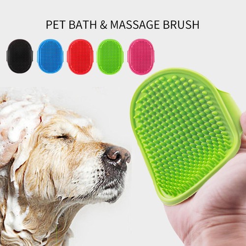 Dog Grooming Mitt Pet Glove Brush Cat Fur Hair Remover Hand