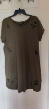 Woman's Plus Size T-shirt Dress Size 2X by Derek Heart